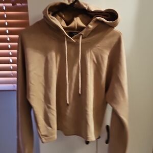 Tan suede Hoodie
